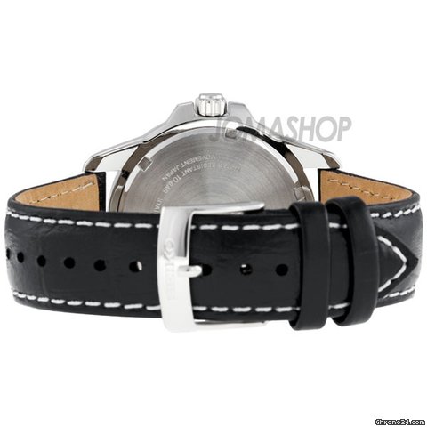 replica Seiko Black Dial Solar Power Stainless Steel Mens Watch SNE161 WATCHES 1 