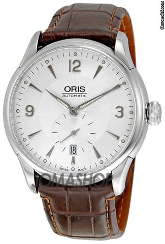 Oris Artelier Silver Dial Automatic Mens Watch 623-7582-4071LS