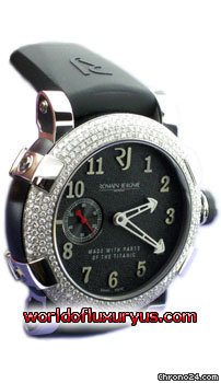 Romain Jerome Titanic DNA Steel Set with Diamonds