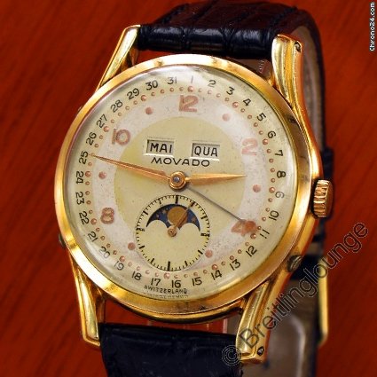 Movado Celestograph triple date  Moonphase Calendar