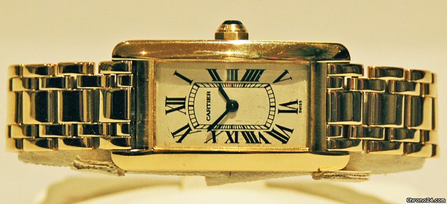replica Cartier TANK AMERICAINE 18K YELLOW GOLD W26015K2 WATCHES 1 