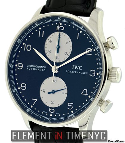 IWC Portuguese Chronograph Panda Dial IW3714-04 B+P