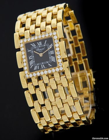 Chopard Yellow Gold Montres Dame Diamond Watch 10/6871