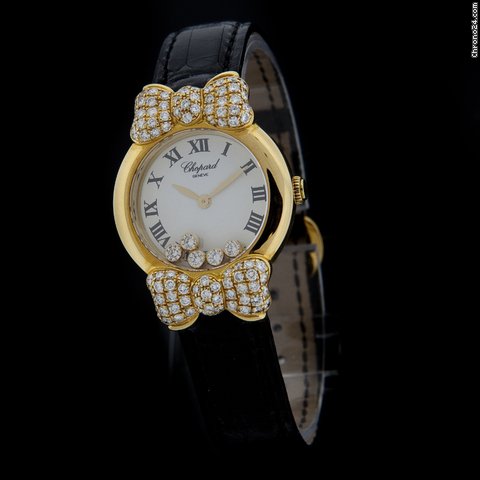 Chopard Yellow Gold Happy Diamonds 20/6557