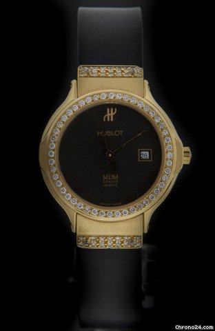 Hublot Yellow Gold Classic Elegant Diamond 1391.3.054