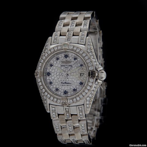 Breitling White Gold Diamond Callisto Boutique Watch J52345