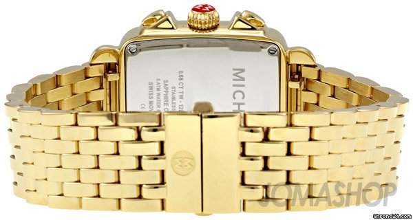 replica Michele Deco Day Gold-tone Diamond Dial Watch MWW06P000100 WATCHES 1 