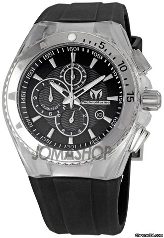 Technomarine Cruise Black Dial Chronograph Mens Watch 110048