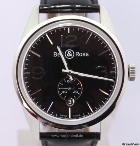 Bell & Ross Vintage BR123 NEU incl MWST mit Box + Papieren
