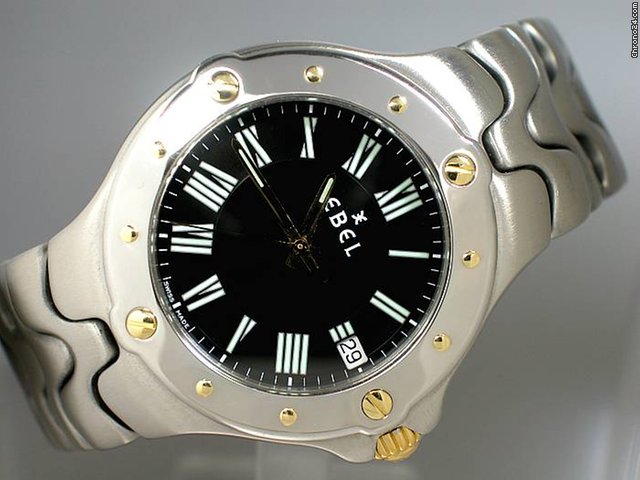 Ebel "SPORTWAVE", Edelstahl