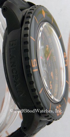 replica Blancpain 5785F Fifty Fathom Flyback Speed Command Chronograph, Black Steel WATCHES 1 
