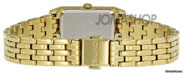 replica Seiko Solar Quartz Gold-tone Ladies Watch SUP030 WATCHES 1 