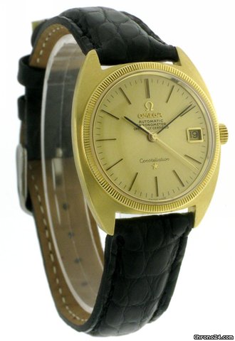 replica Omega - Constellation Chronometer 18K Yellow Gold Datum 36mm WATCHES 1 