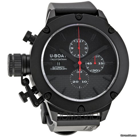 U-Boat Classico 53 Titanium Automatic Chronograph Mens Watch 6549