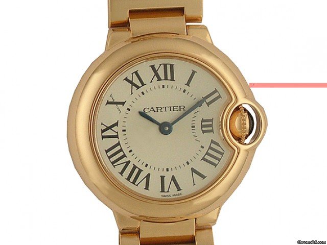 Cartier Balon Bleu PM kleines Modell 18kt Rosegold 28mm