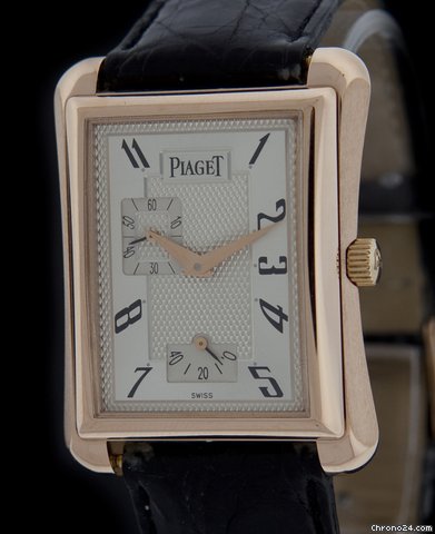 Piaget Rose Gold Black Tie Emperador Power Reserve G0A25037