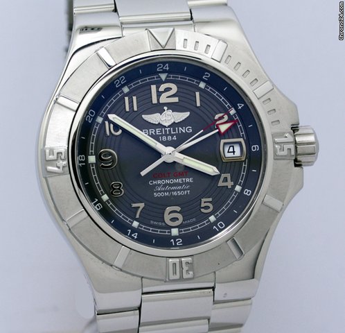 Breitling Colt GMT+NEU incl MWST mit Box + Papieren