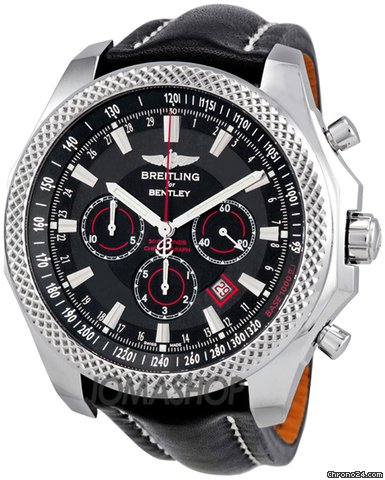 Breitling Bentley Barnato Black Dial Chronograph Mens Watch A2536824-BB11BKLD