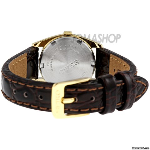 replica Seiko White Dial Gold-tone Ladies Watch SXA134 WATCHES 1 