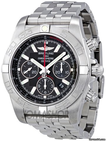 Breitling Chronomat B01 Flying Fish Black Dial Automatic Mens Watch AB011010-BB08SS