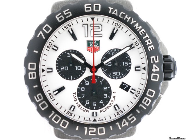 TAG Heuer FORMULA 1 CHRONO ACCIAIO QUADRANTE BIANCO