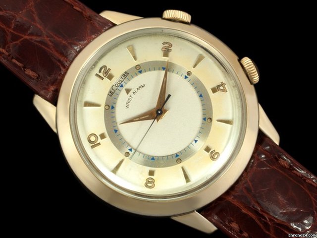 Jaeger-LeCoultre 1956 JAEGER-LECOULTRE VINTAGE Mens Memovox WRIST ALARM - 10K