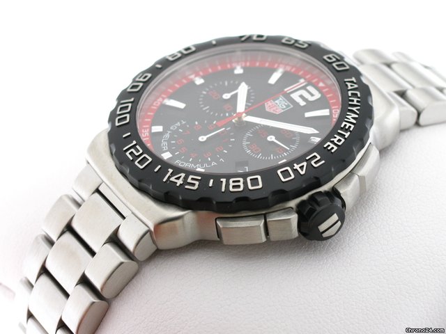 replica TAG Heuer FORMULA 1 CHRONO ACCIAIO QUARZO NERO/ROSSO WATCHES 1 