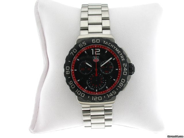 TAG Heuer FORMULA 1 CHRONO ACCIAIO QUARZO NERO/ROSSO