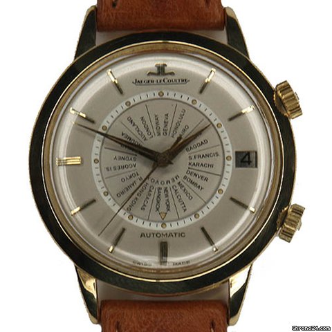 Jaeger-LeCoultre Memovox world time vintage
