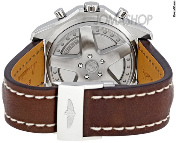 replica Breitling Bentley 6.75 Silver Stainless Steel Leather Automatic Mens Watch A4436412-G679BRLD WATCHES 1 
