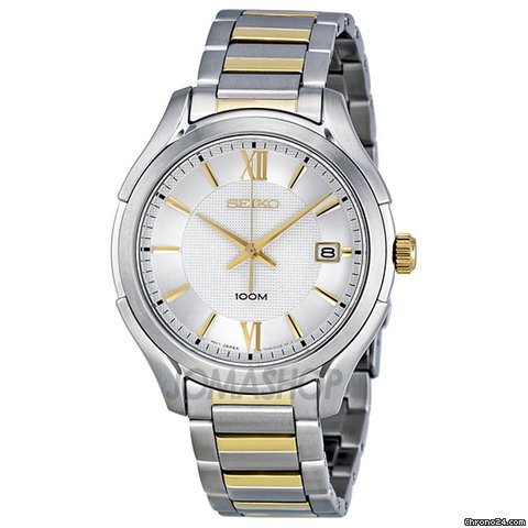 Seiko Sport Light Blue Dial Stainless steel Mens Watch SGEF71
