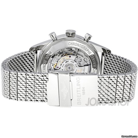 replica Breitling Transocean 01 Automatic Chronograph Silver Dial Stainless Steel Mens Watch AB015212-G724SS WATCHES 1 