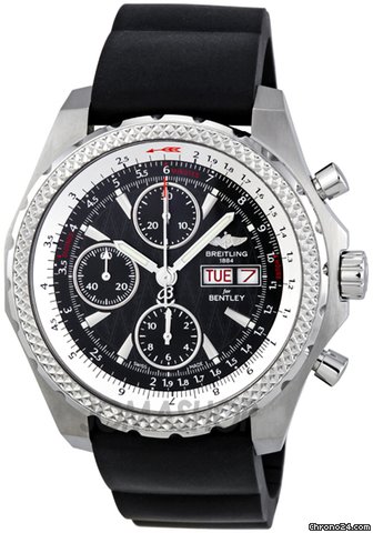 Breitling GT Racing Automatic Chronograph Black Rubber Strap Mens Watch 1336313-B960BKRD