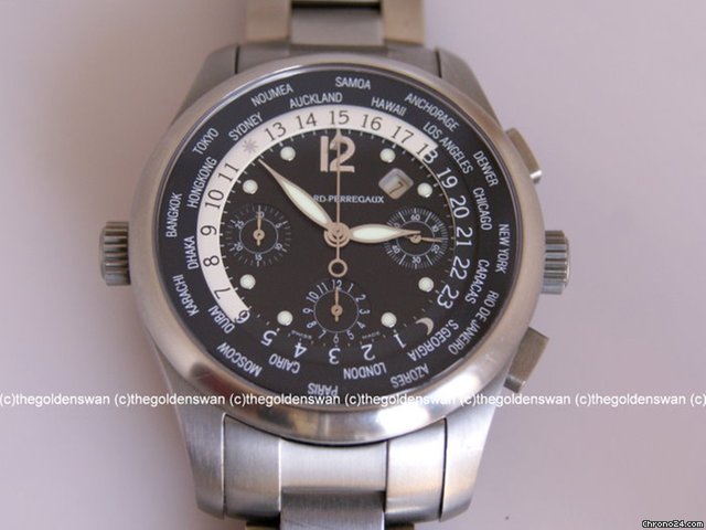 Girard Perregaux World Time WW.TC Chronograph in Titanium