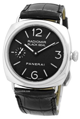Panerai Gent's Stainless Steel  PAM183 Radiomir Base Black Seal Strapwatch