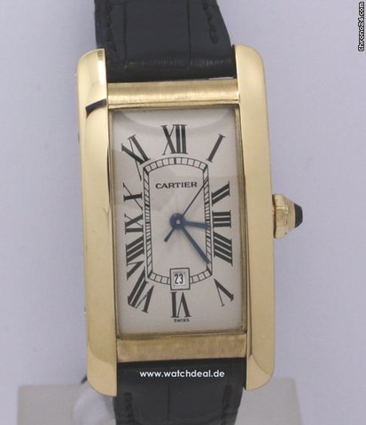 Cartier Tank Americaine 18Kt.Automatik '99 EU 28x40mm