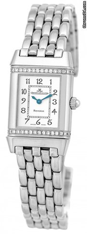 Jaeger-LeCoultre Lady's Stainless Steel  Diamond Reverso [On Hold]