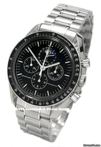 Omega Speedmaster Professional - Mit Mondphase-Saphirglas und Saphirboden (ungetragen)