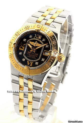 Breitling Starliner Dame Stahl/Gold Diamanten (ungetragen)