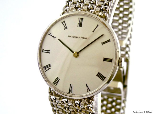 Audemars Piguet Gentleman's Watch, 18k.White Gold, Ref. 3