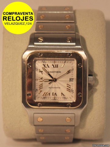 Cartier SANTOS acero y oro AUTOMATICO