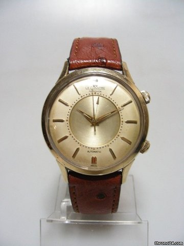 Jaeger-LeCoultre Memovox vintage or/acier plated gold