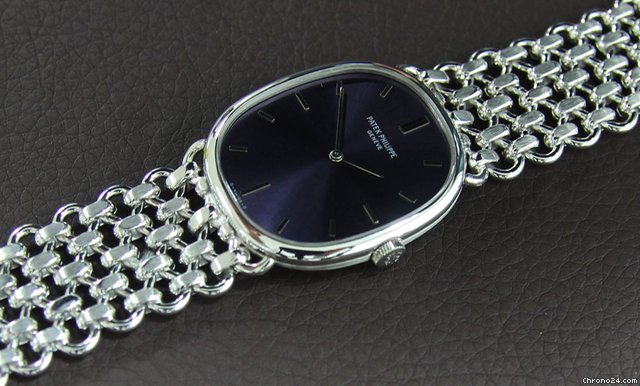 replica Patek Philippe Ellipse 18k White Gold Exceptional Nos Watch WATCHES 1 