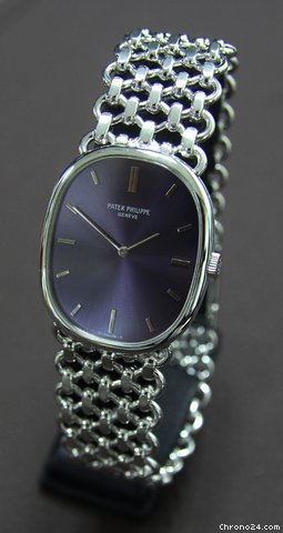 Patek Philippe Ellipse 18k White Gold Exceptional Nos Watch