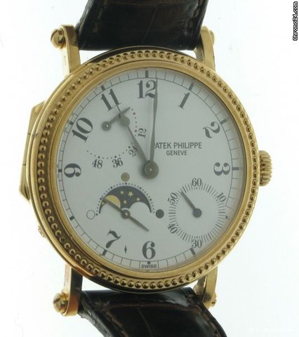 Patek Philippe POWER RESERVE MOONPHASE PINK GOLD Ref 5015 R