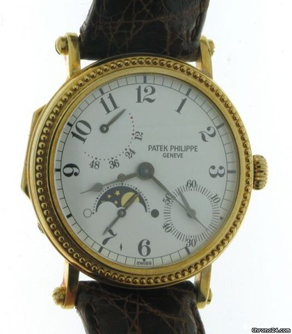 Patek Philippe POWER RESERVE MOONPHASE YELLOW GOLD Ref 5015 J