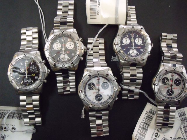 TAG Heuer Set 5 montres Legendary Grand Prix-edition limitee