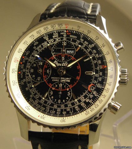 Breitling Montbrillant Datora Chrono Stahl B&P