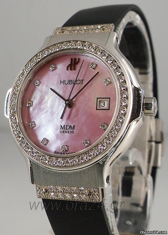 Hublot Classic Jewellery Lady Pink MOP WG Bezel 86 Diamonds Unworn