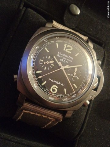 Panerai 1950 rattrappante PVD